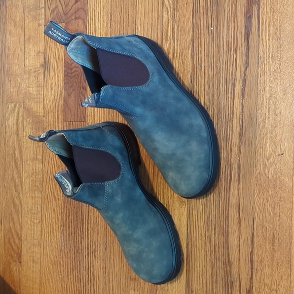 NWT Blundstone 585 Rustic Brown Boots Pull-on Classic Chelsea Men's 9.5 - Picture 7 of 10